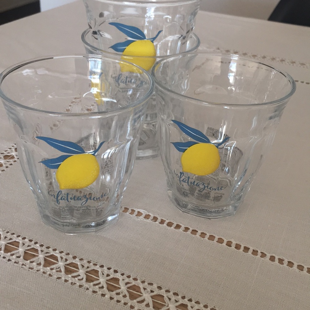 NWT Set Of 4  Juice Glasses NWT